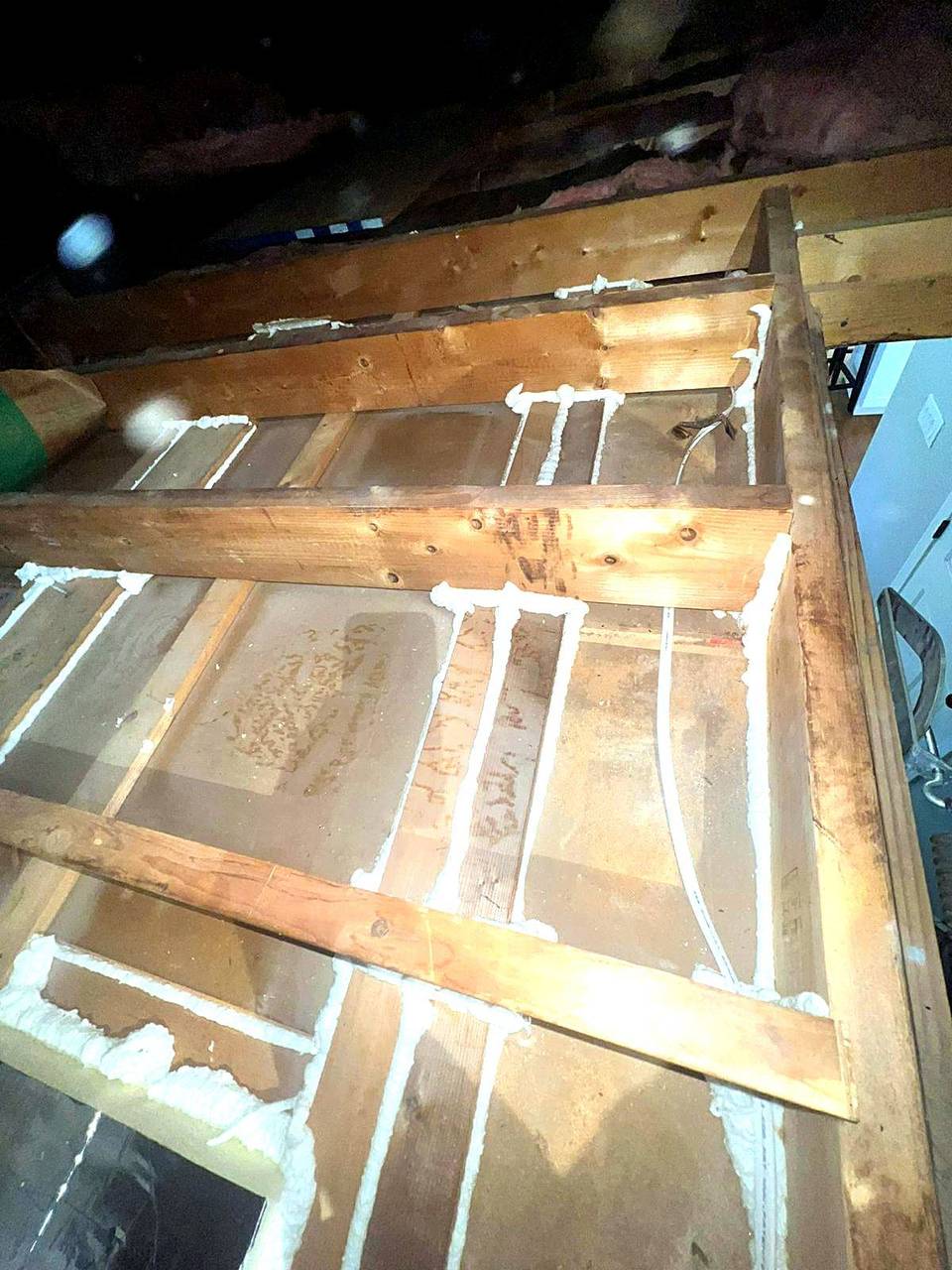 Air sealing before insulation