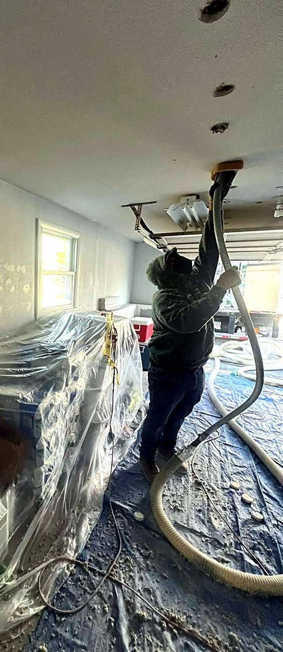 Blowing insulation, home protected